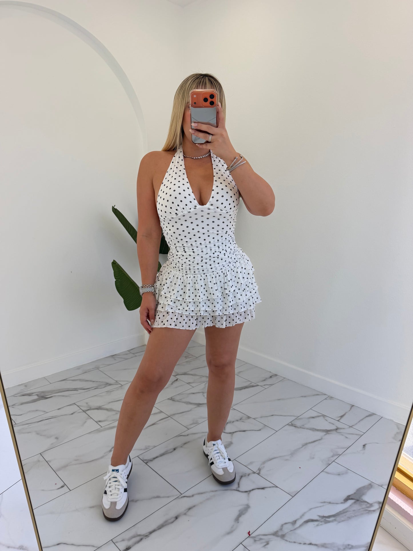 Polka Dot skort set