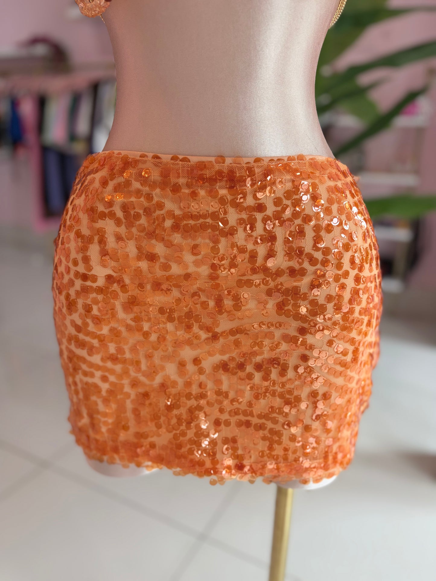 Sequins colors Skirt