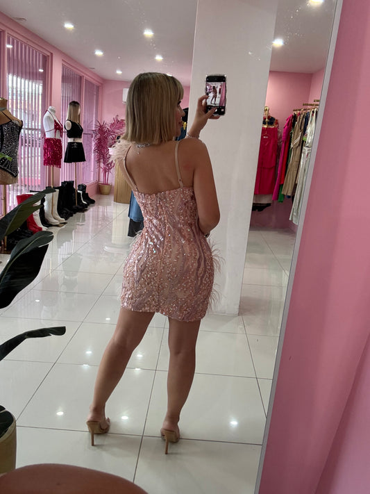 Pinky cisne Dress