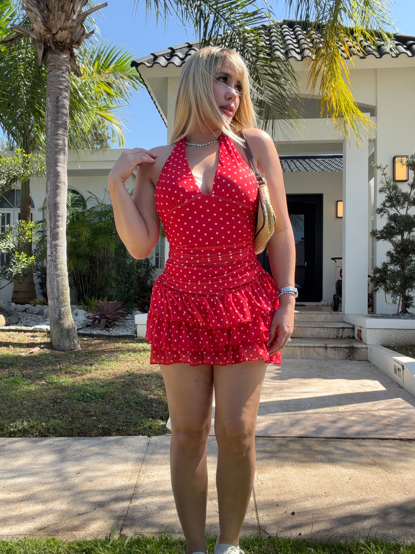 Polka Dot skort set