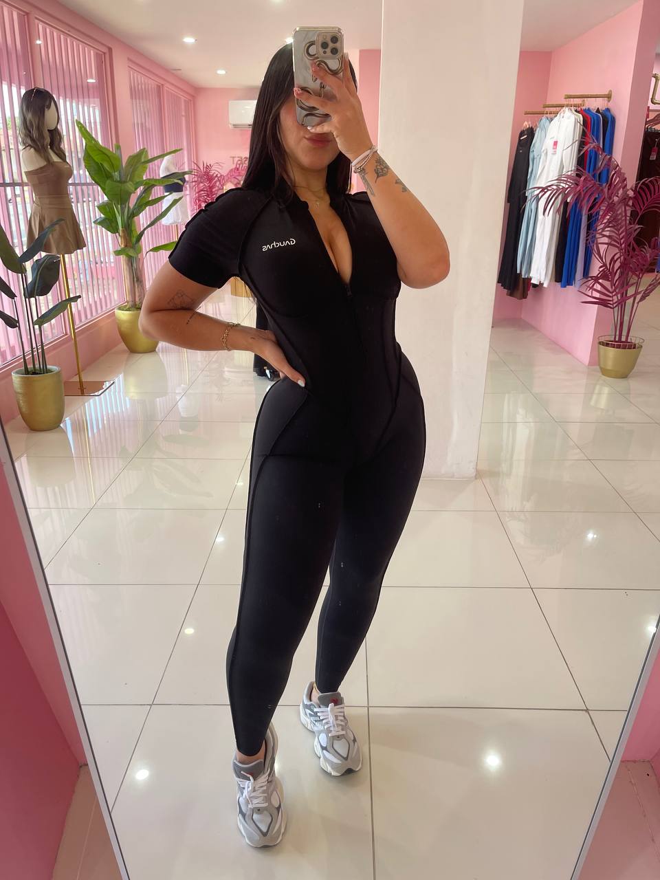 Wonder TShirt Zipper Jumpsuit