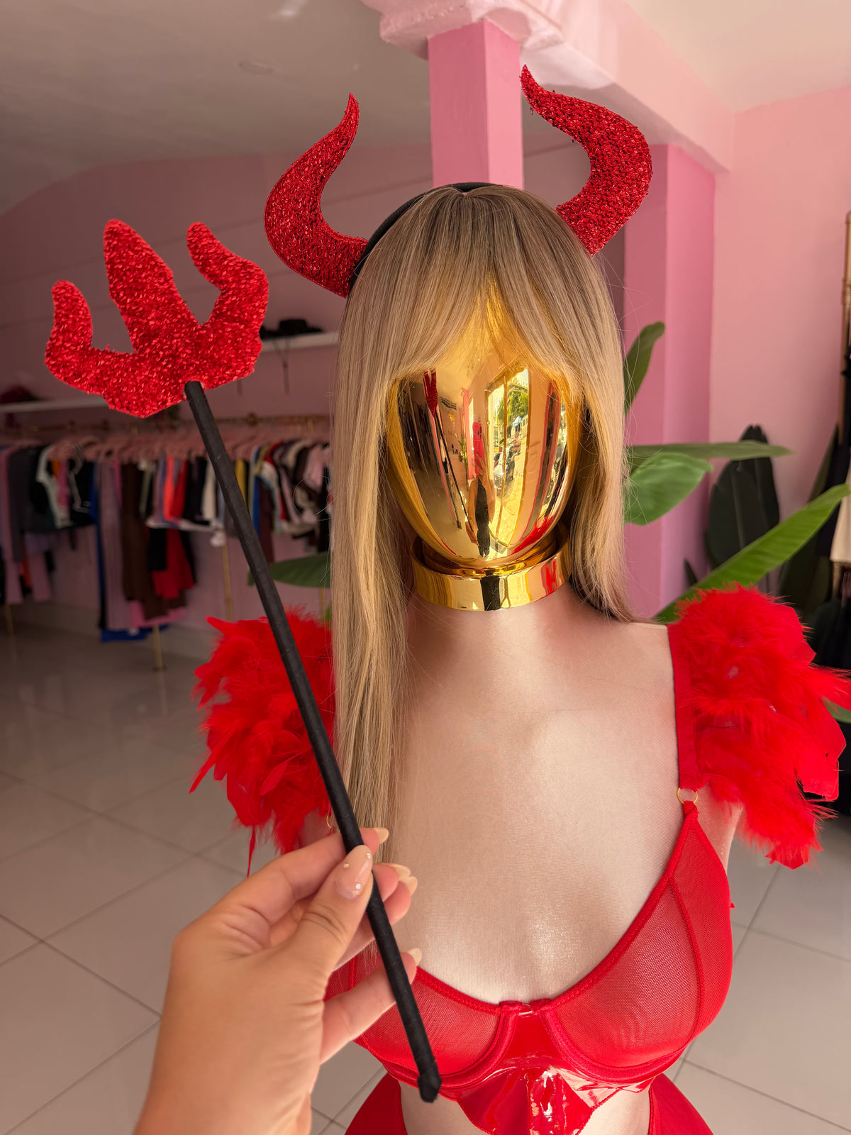 Accesorio Diablita Disfraz