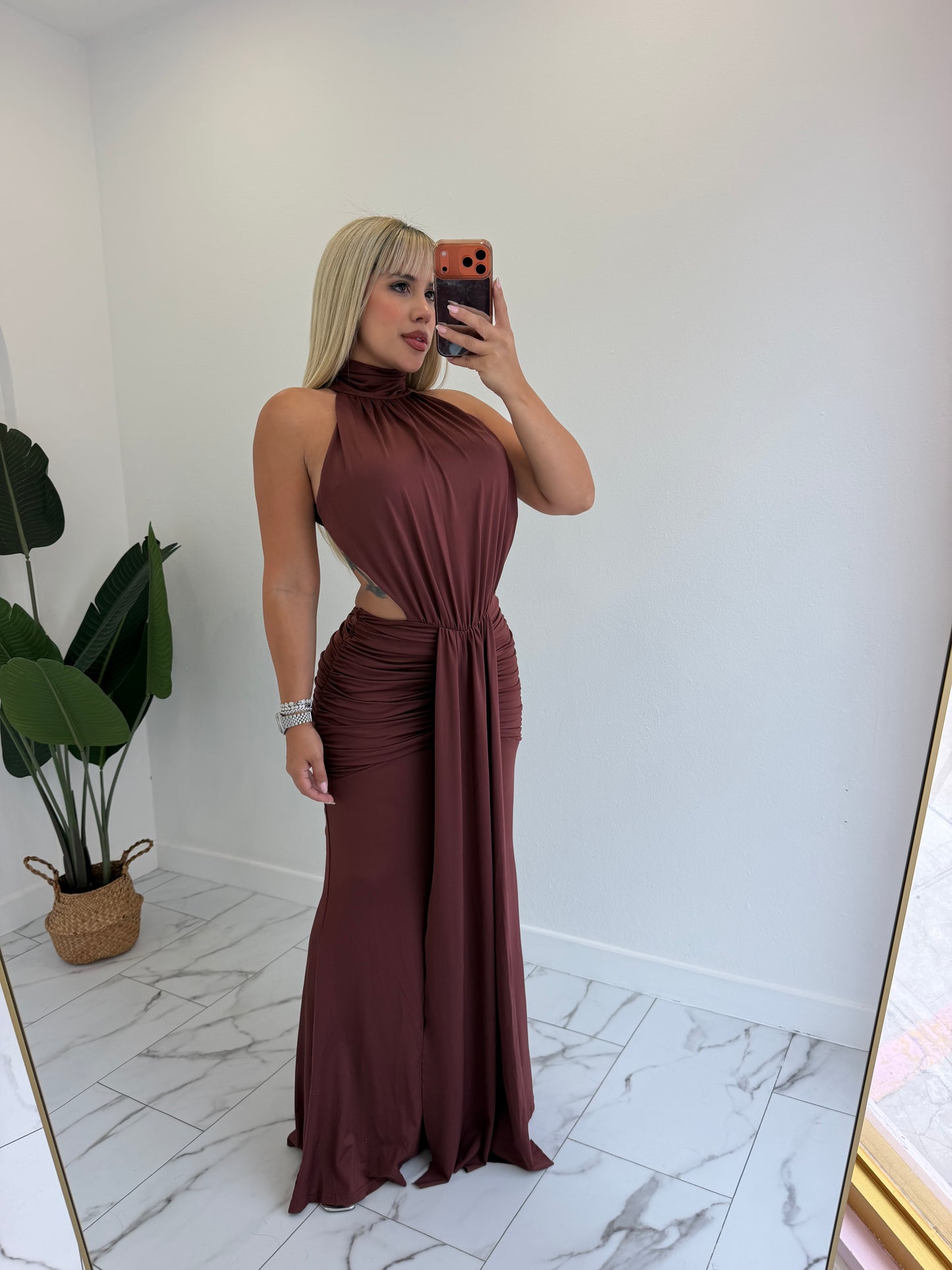 Turtle maxi dress