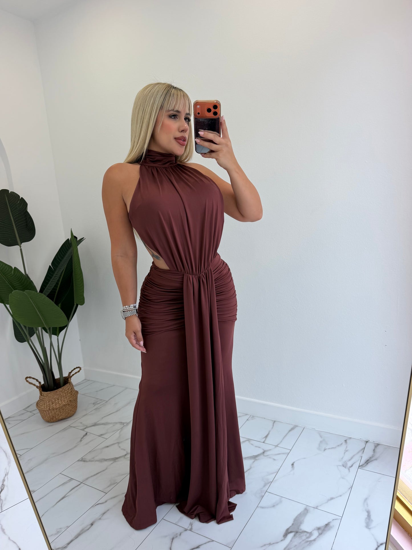 Turtle maxi dress