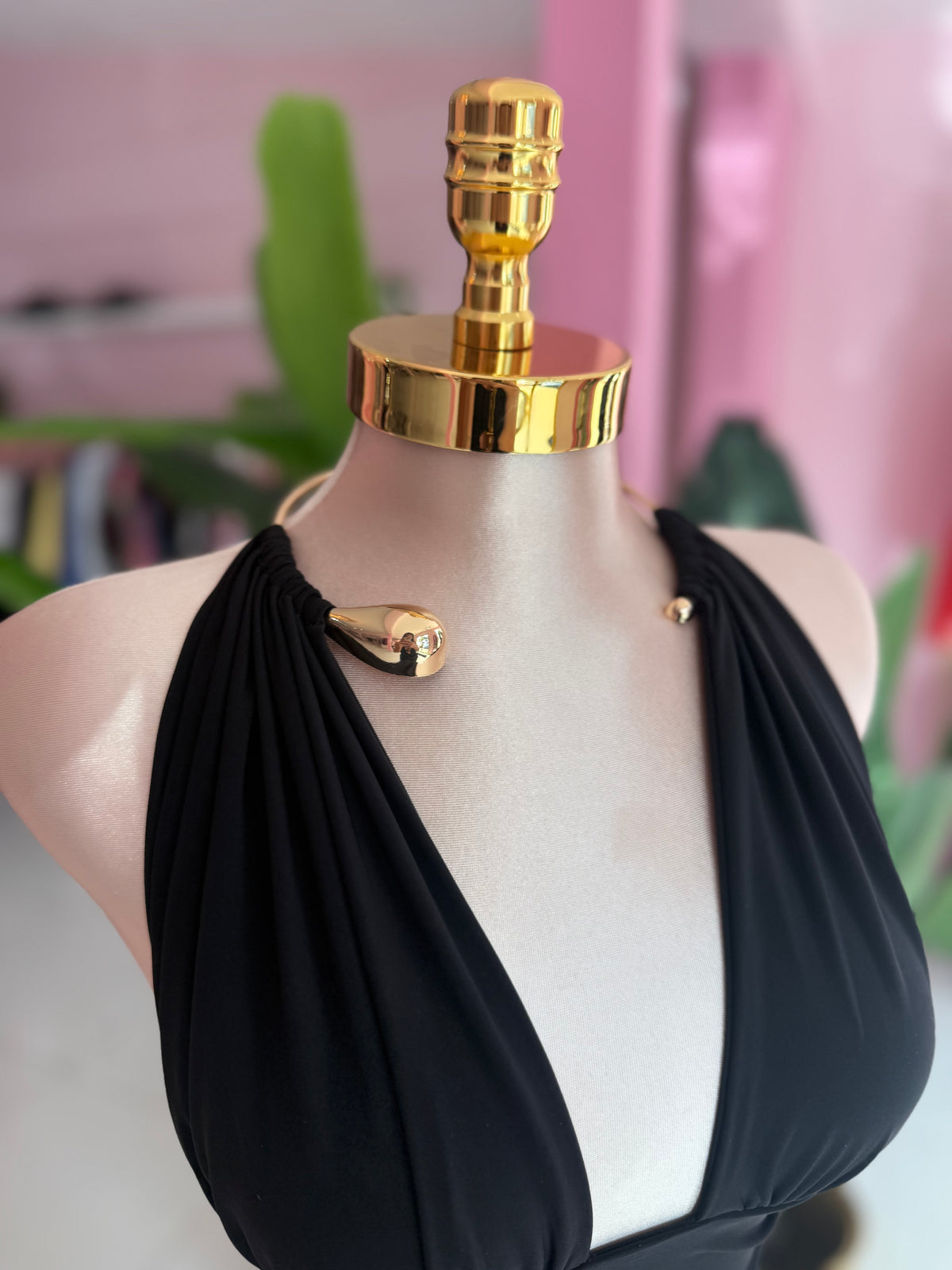 Black Collar dress
