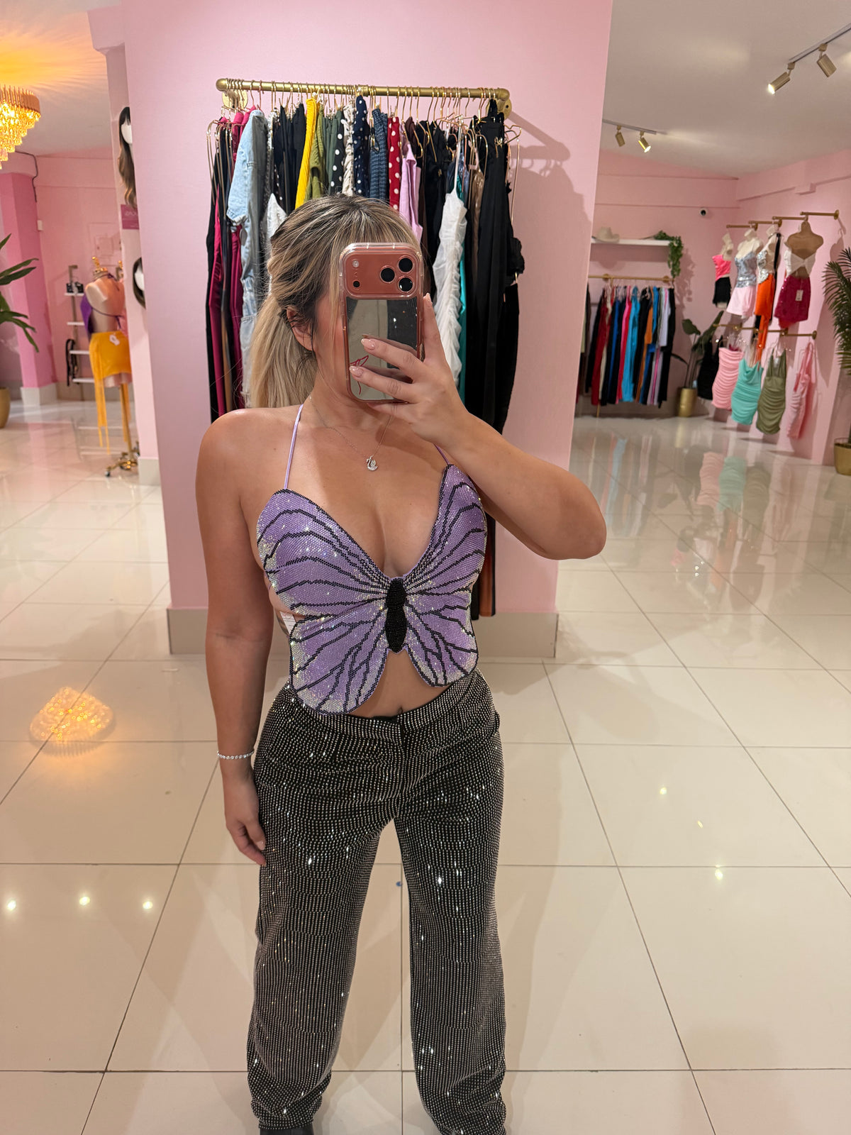Rhinestone Diva Pant