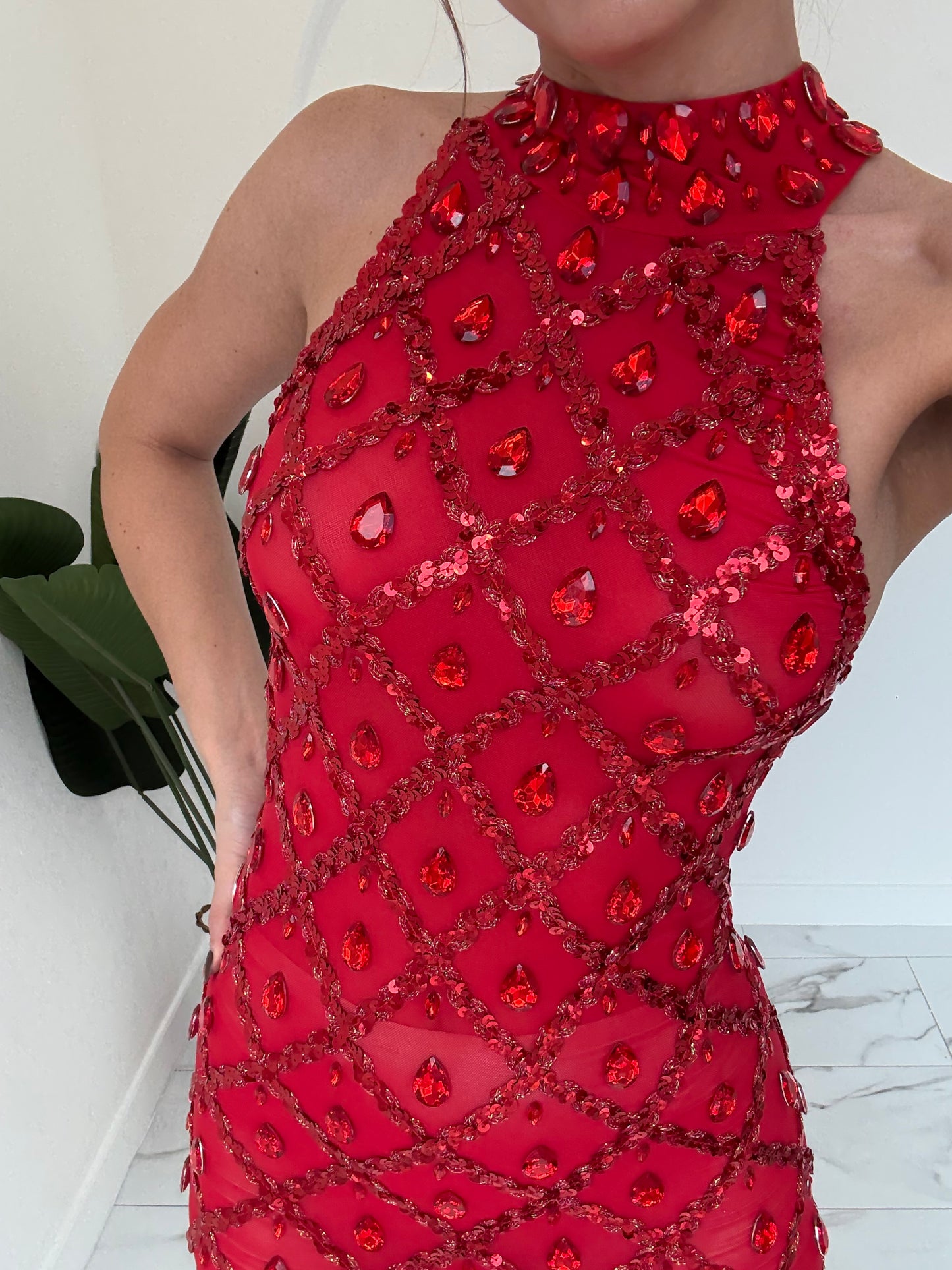 Rhinestone Lux Dress