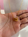 2 Corazones Necklace (Stainless Steel)