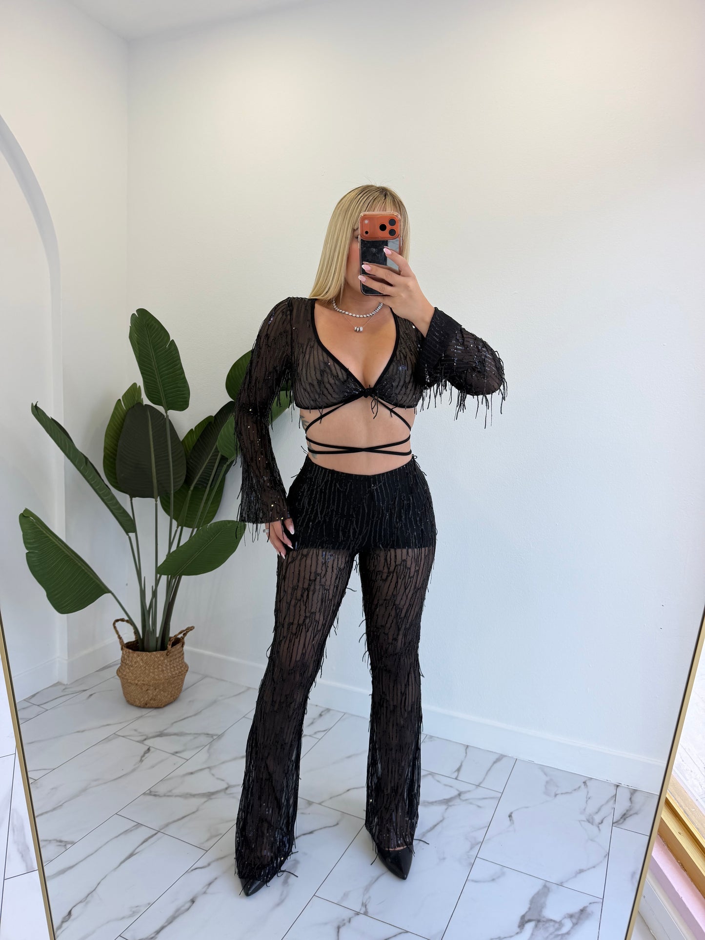 Sequins Petite set