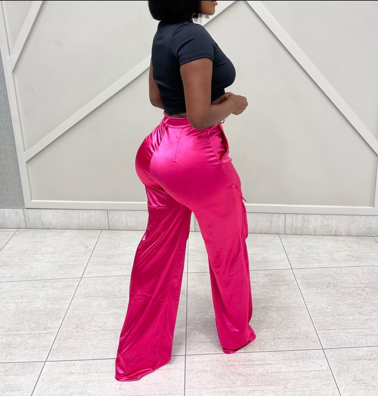 Cargo Satin Spandex