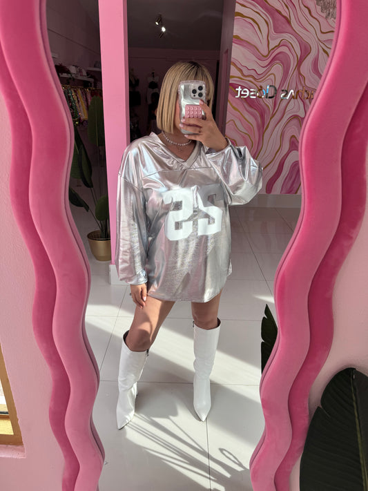 Metallic Oversize top