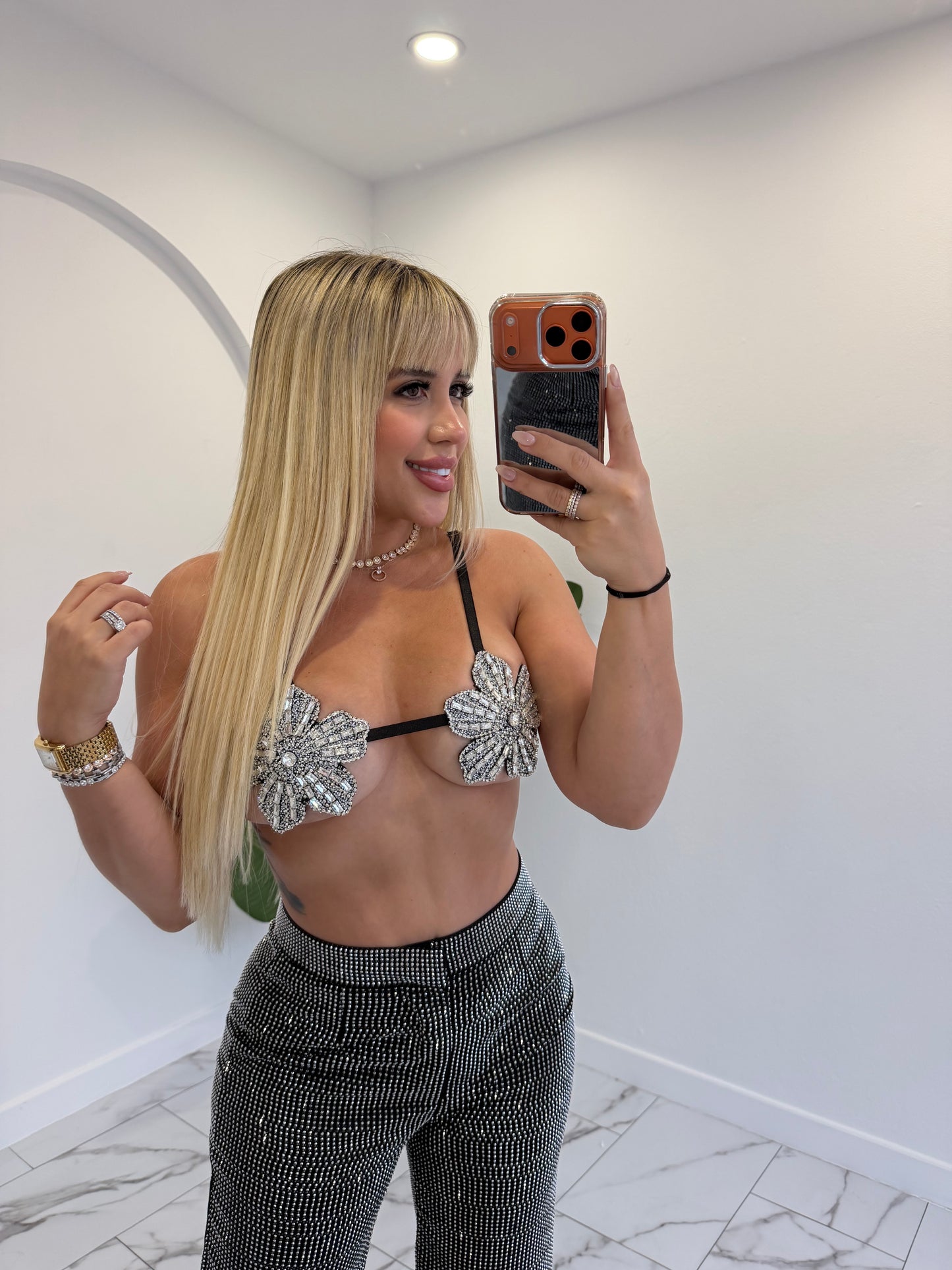 Sexy flower top