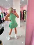 Vestido con pantalon Spandex