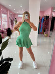 Vestido con pantalon Spandex