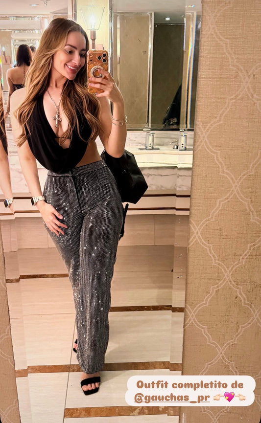 Rhinestone Diva Pant