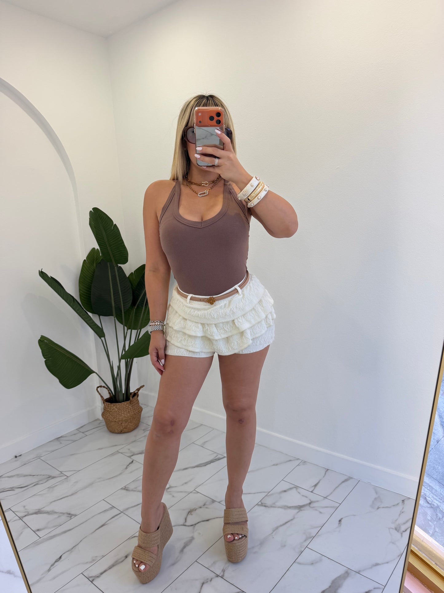 Coquette short crema