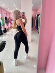 Skinny V legging Negro