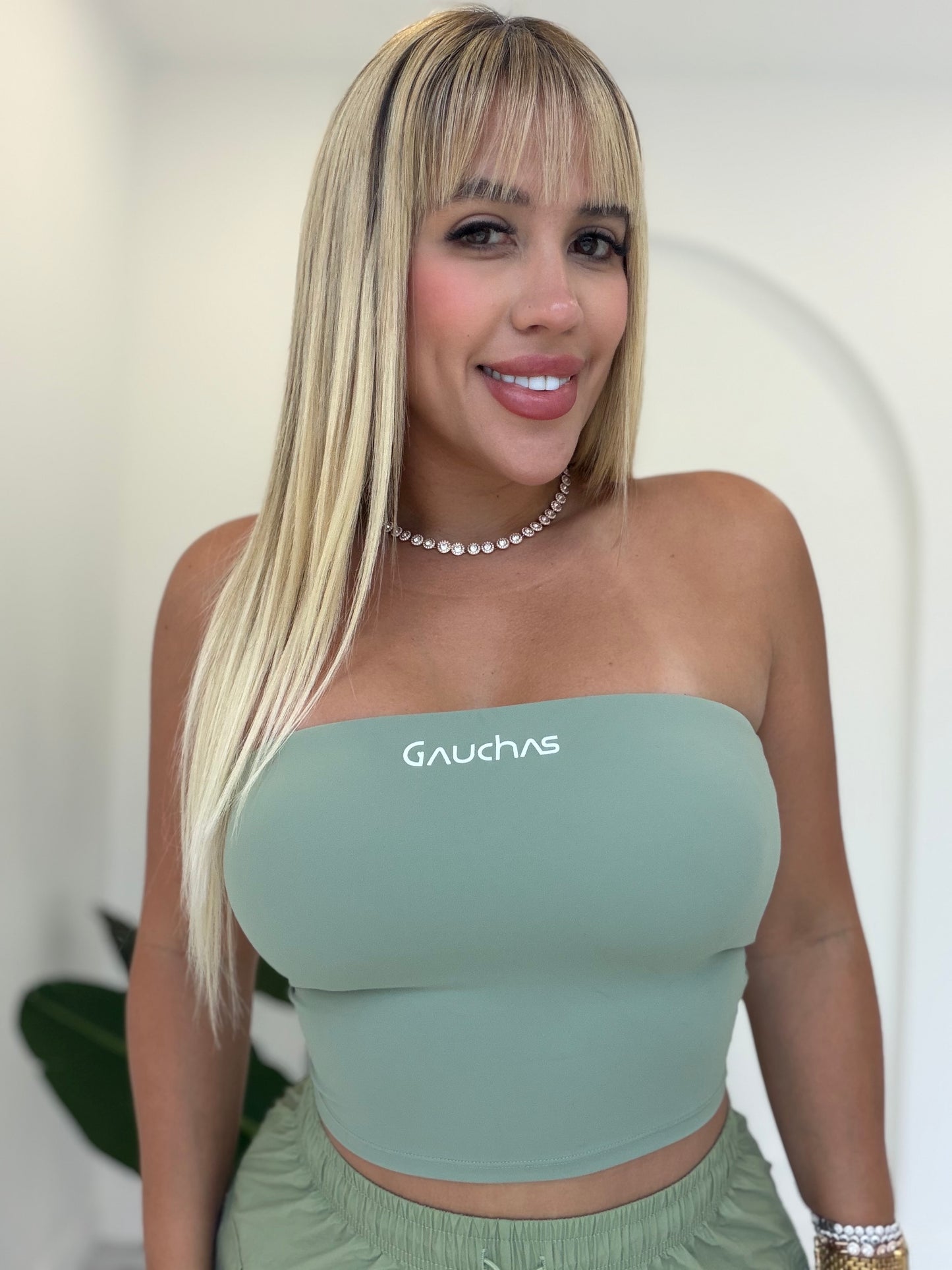 Strapless G cute top