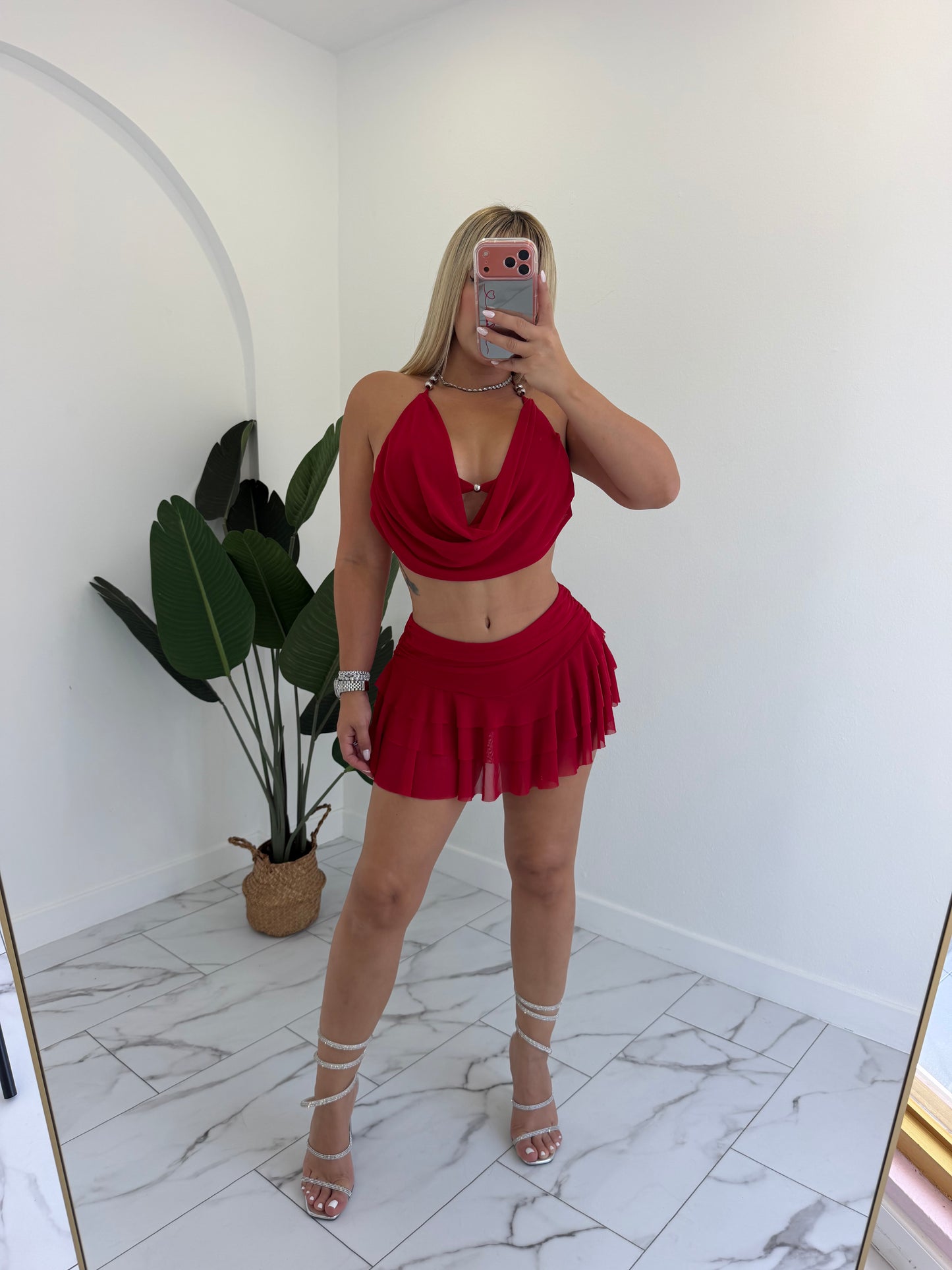 Doll skort set