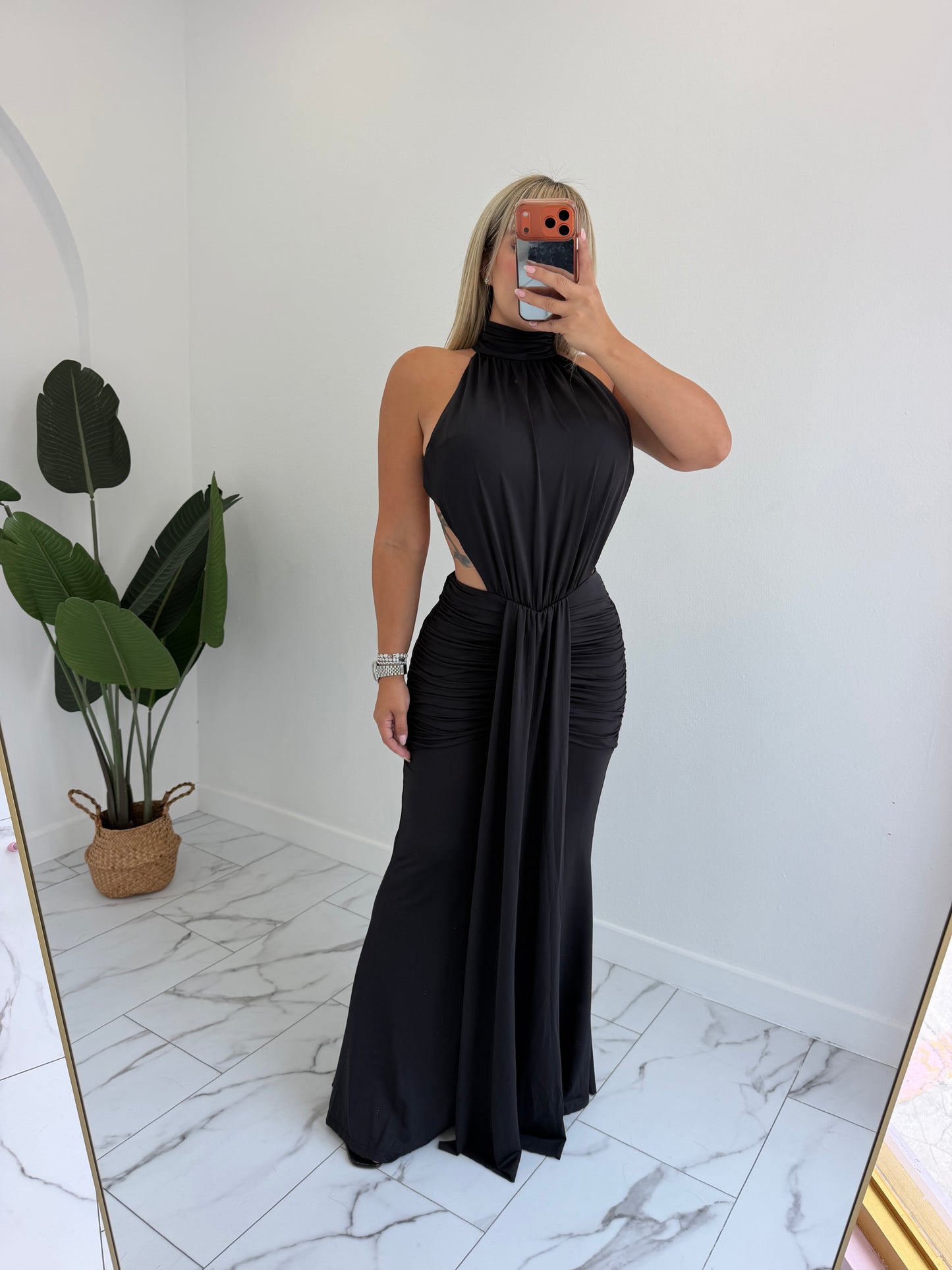 Turtle maxi dress