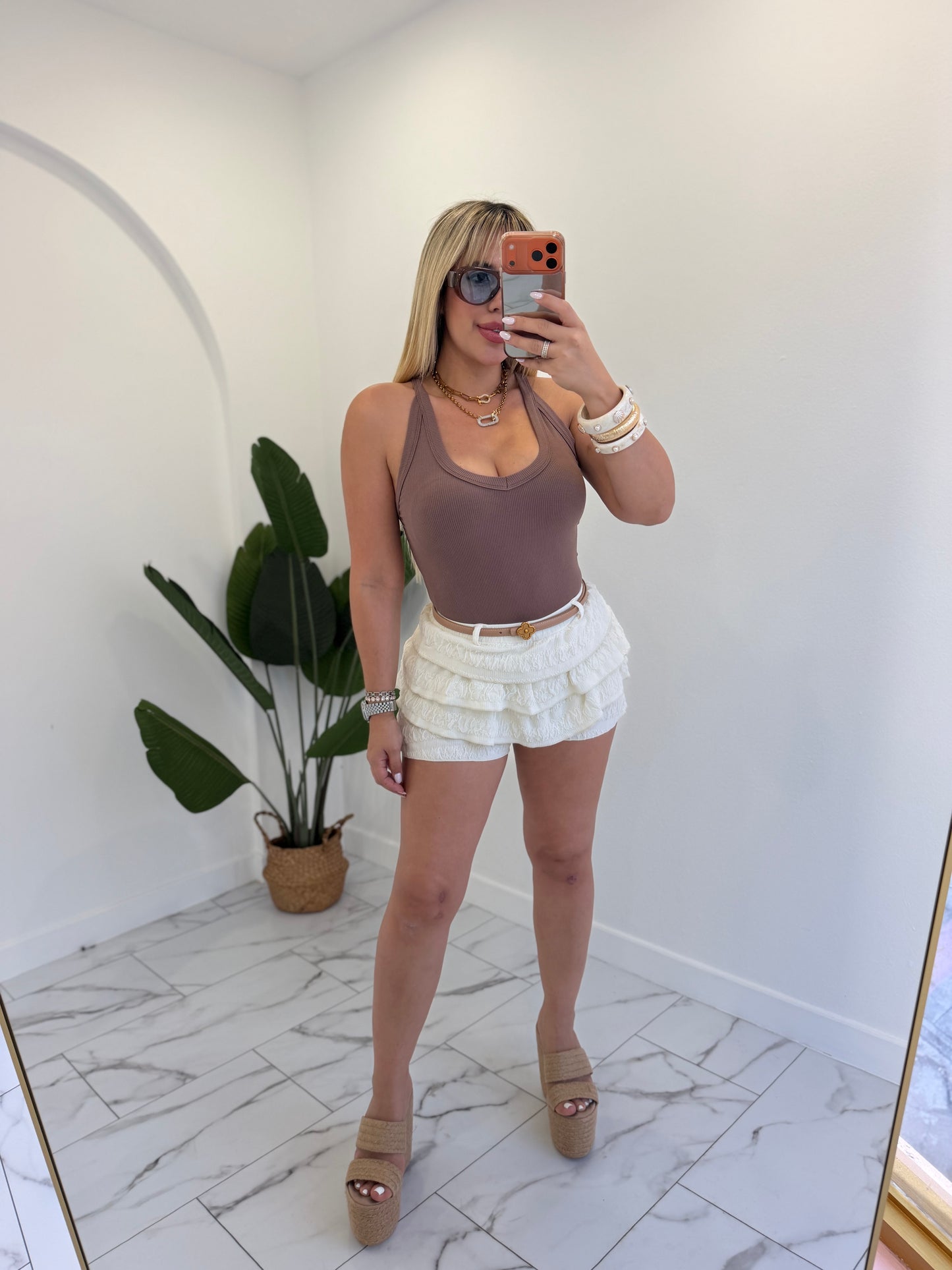 Coquette short crema