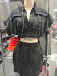 Perro Negro Skirt Set