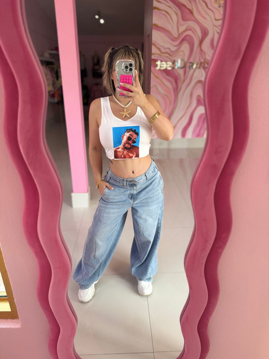 Bad Bunny top (Large/XL)