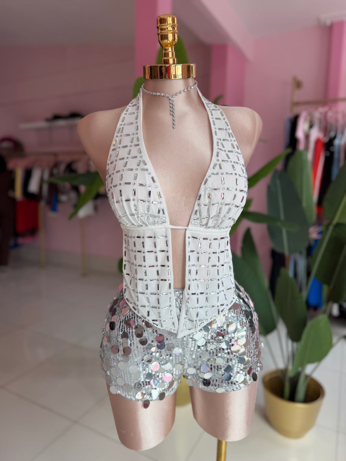 Party halter top