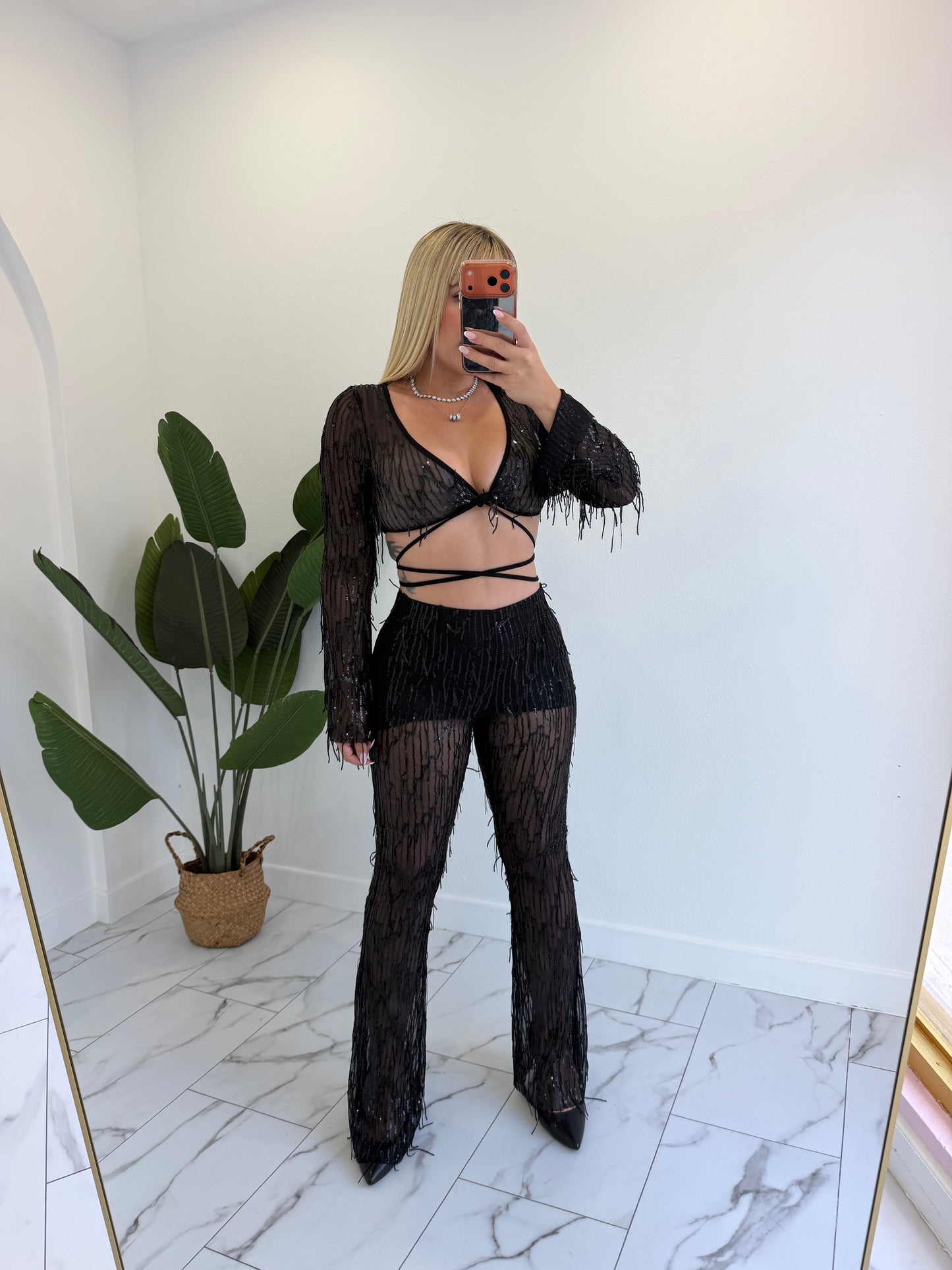 Sequins Petite set