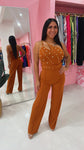 Annie gold fiesta Jumsuit L/XL