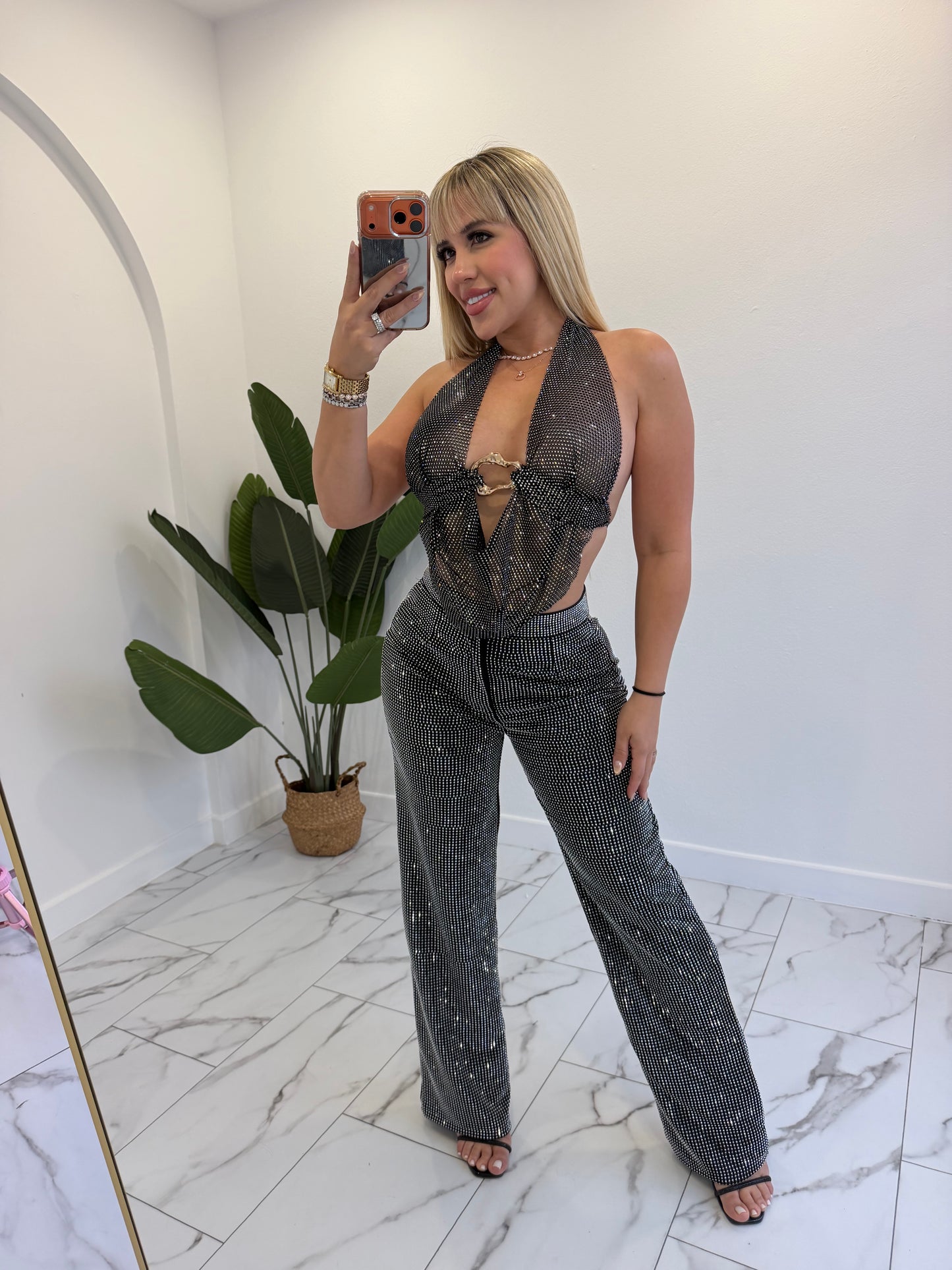 Rhinestone Diva Pant