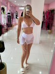 Triangulito Bikini Blanco con reguladores