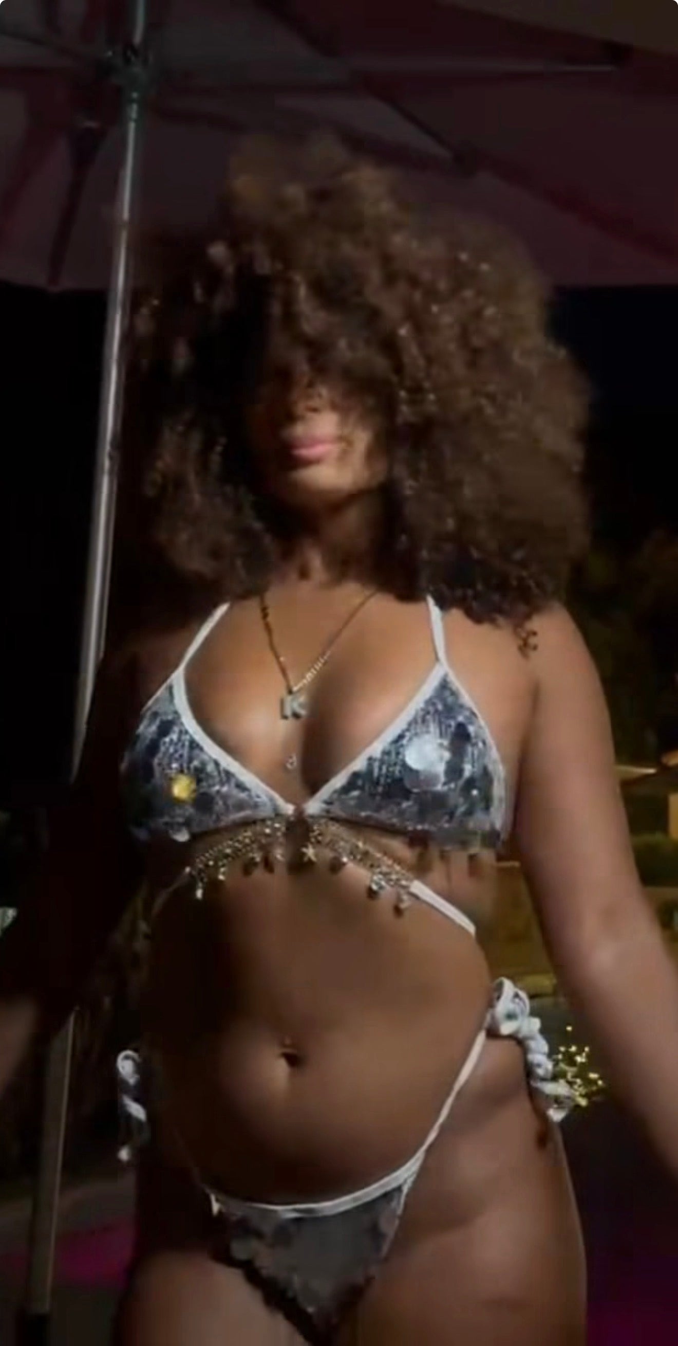 Sequins bikini set