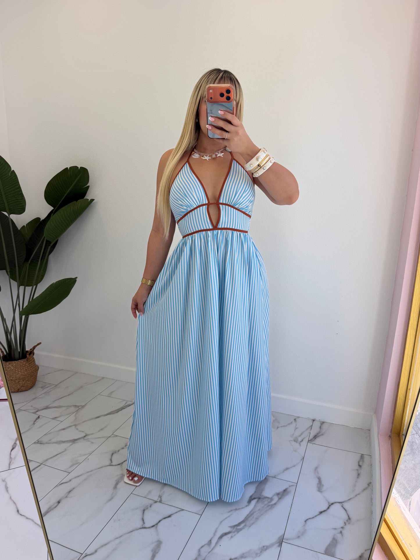 Maxi lines dress