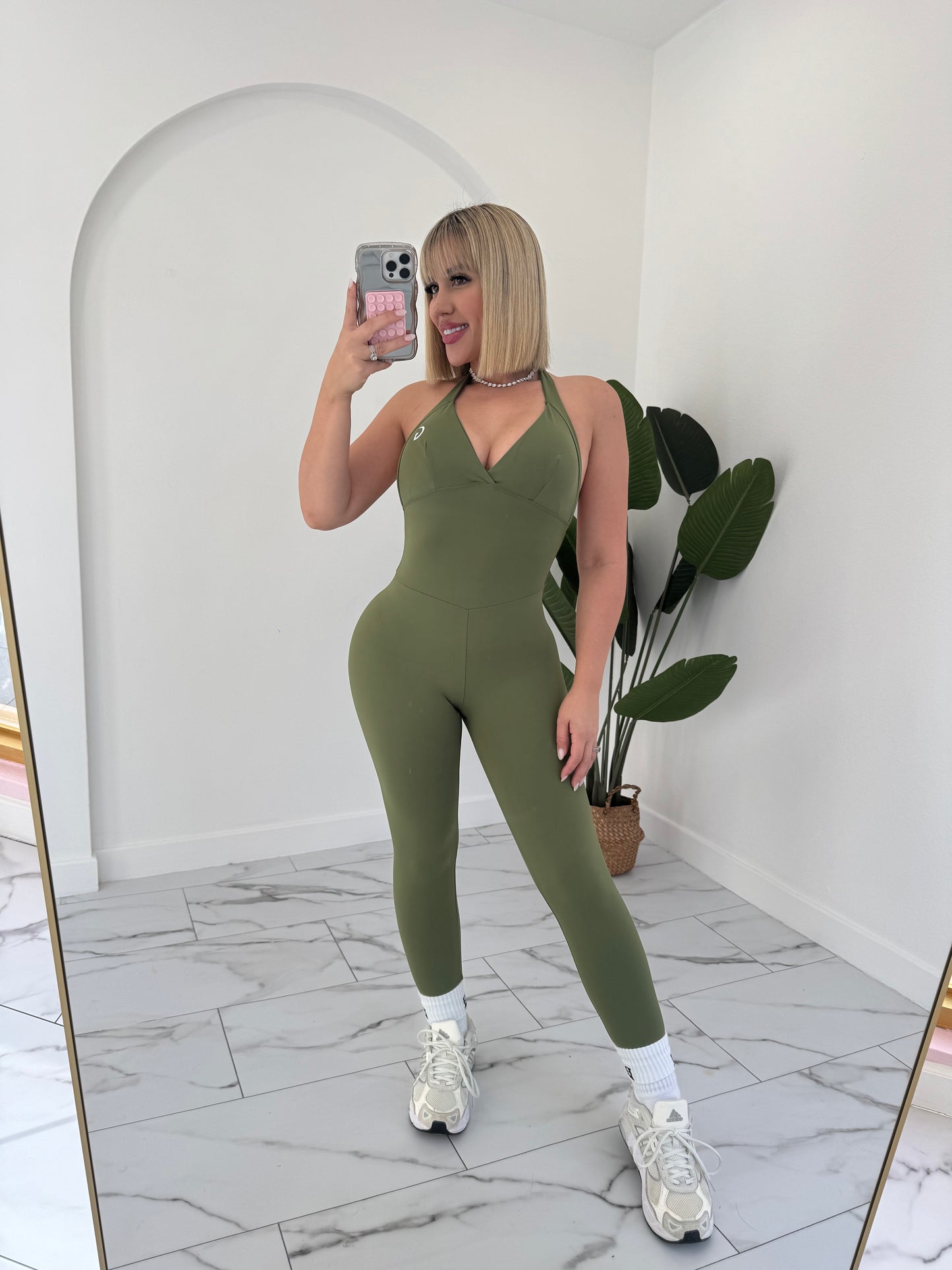 Jumpsuit Halter Bolsillos Sport