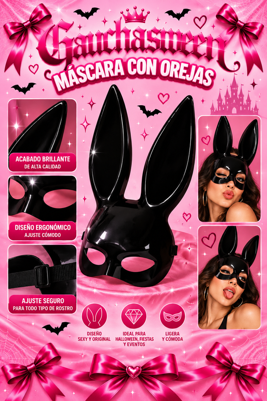 Mascara conejo (Disfraz)