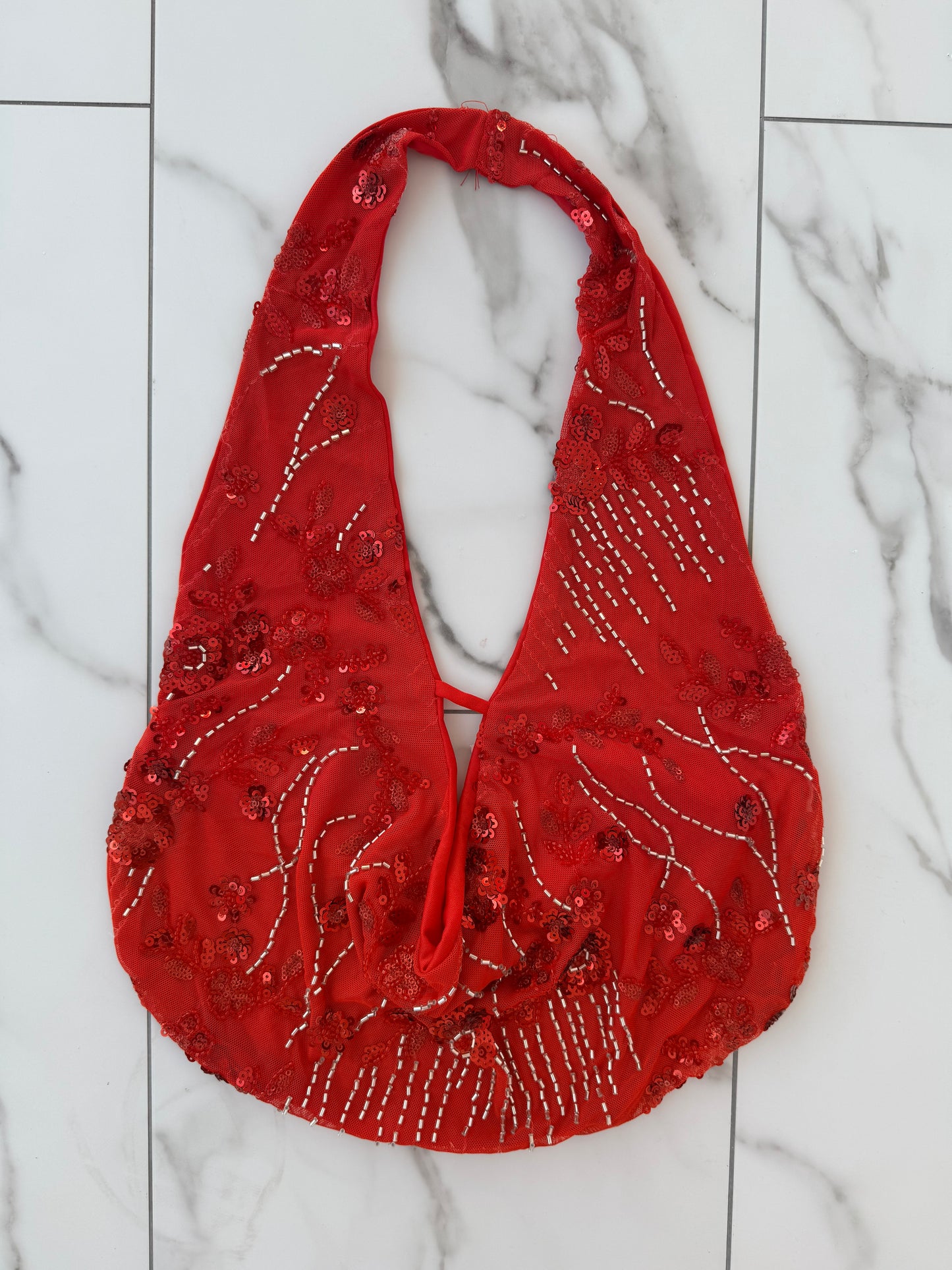 Fancy Sequins Halter top
