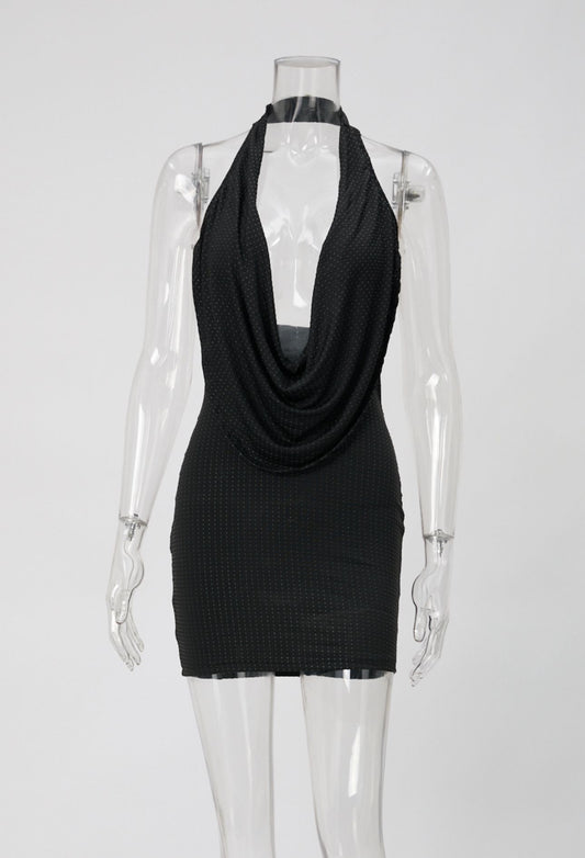 Halter dot dress