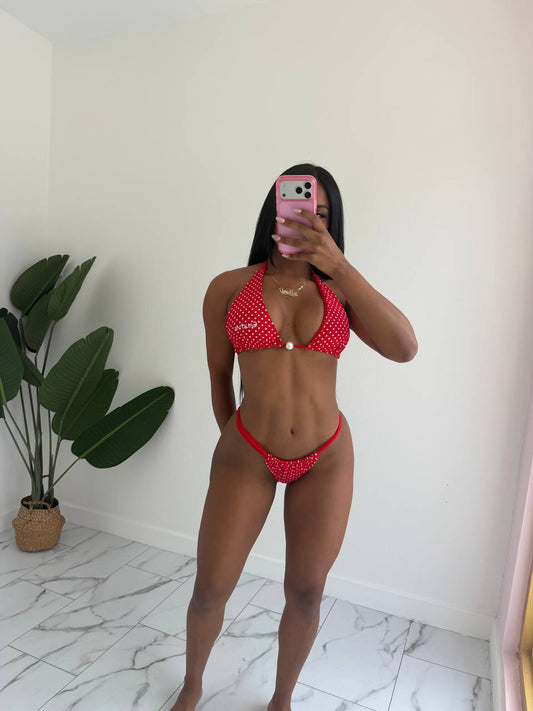 Polka dots bikini set
