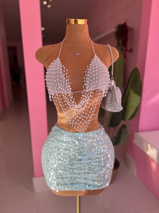 Sequins colors Skirt