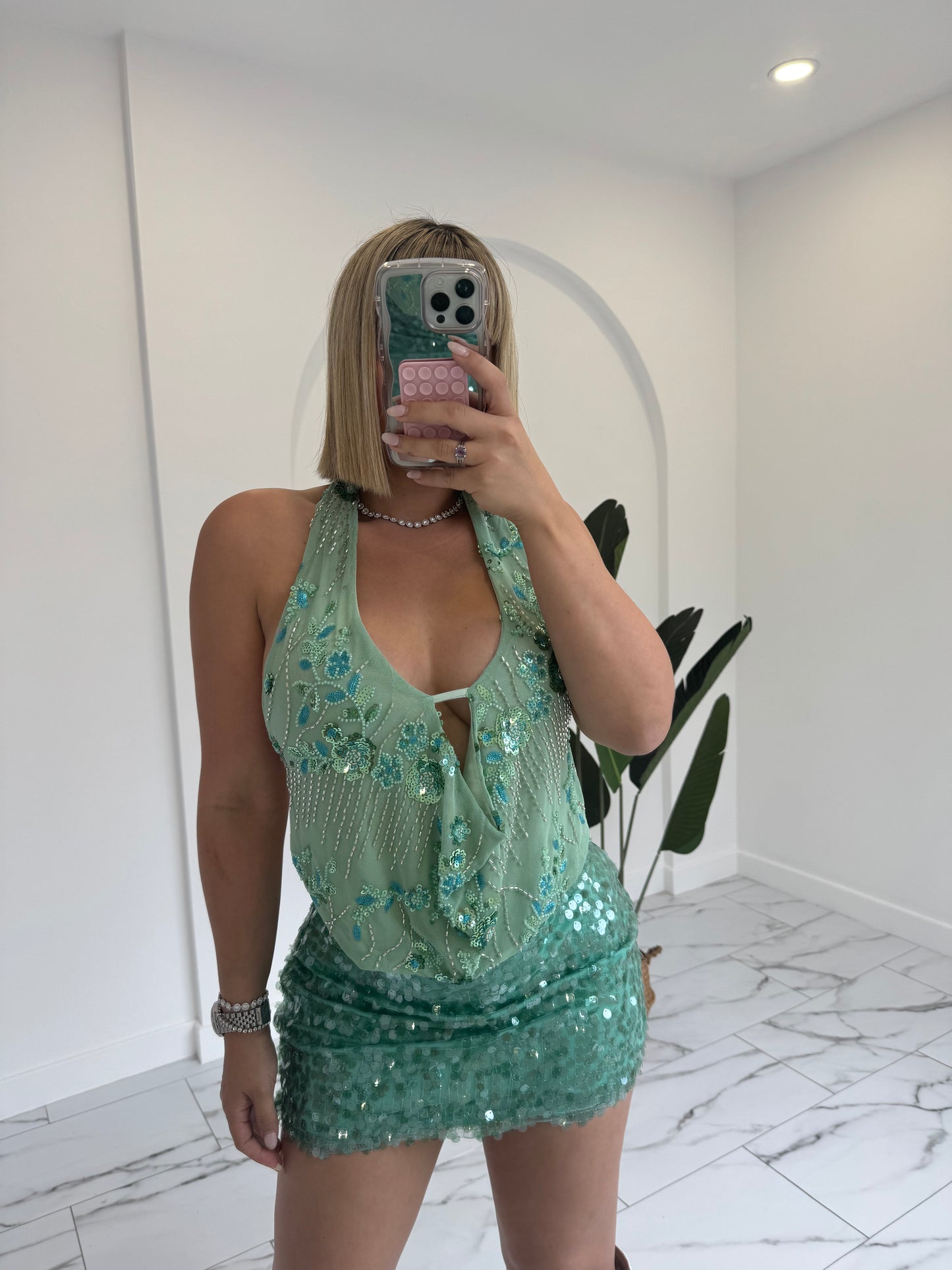 Sequins colors Skirt