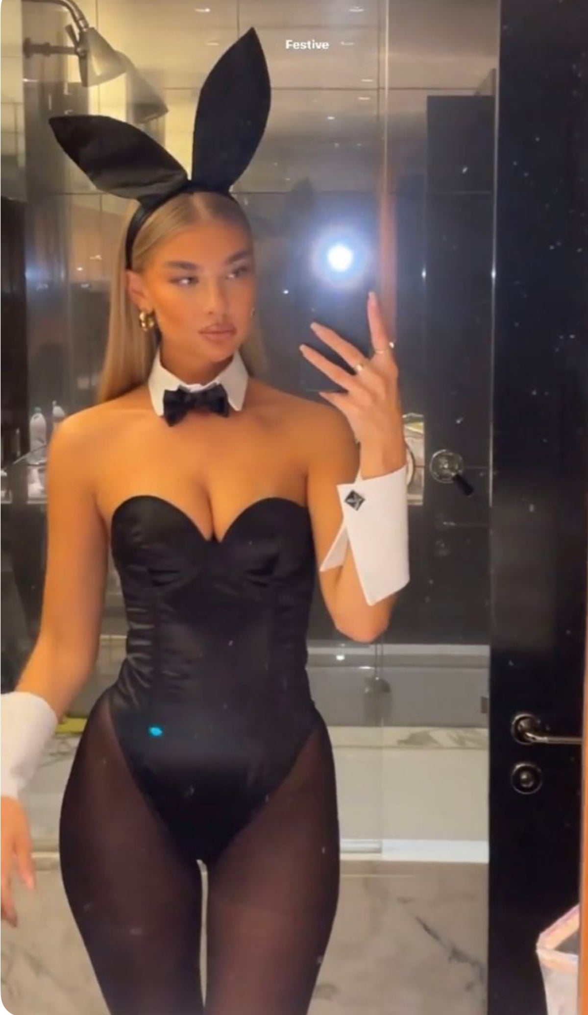 Orejitas playboy set (Disfraz)