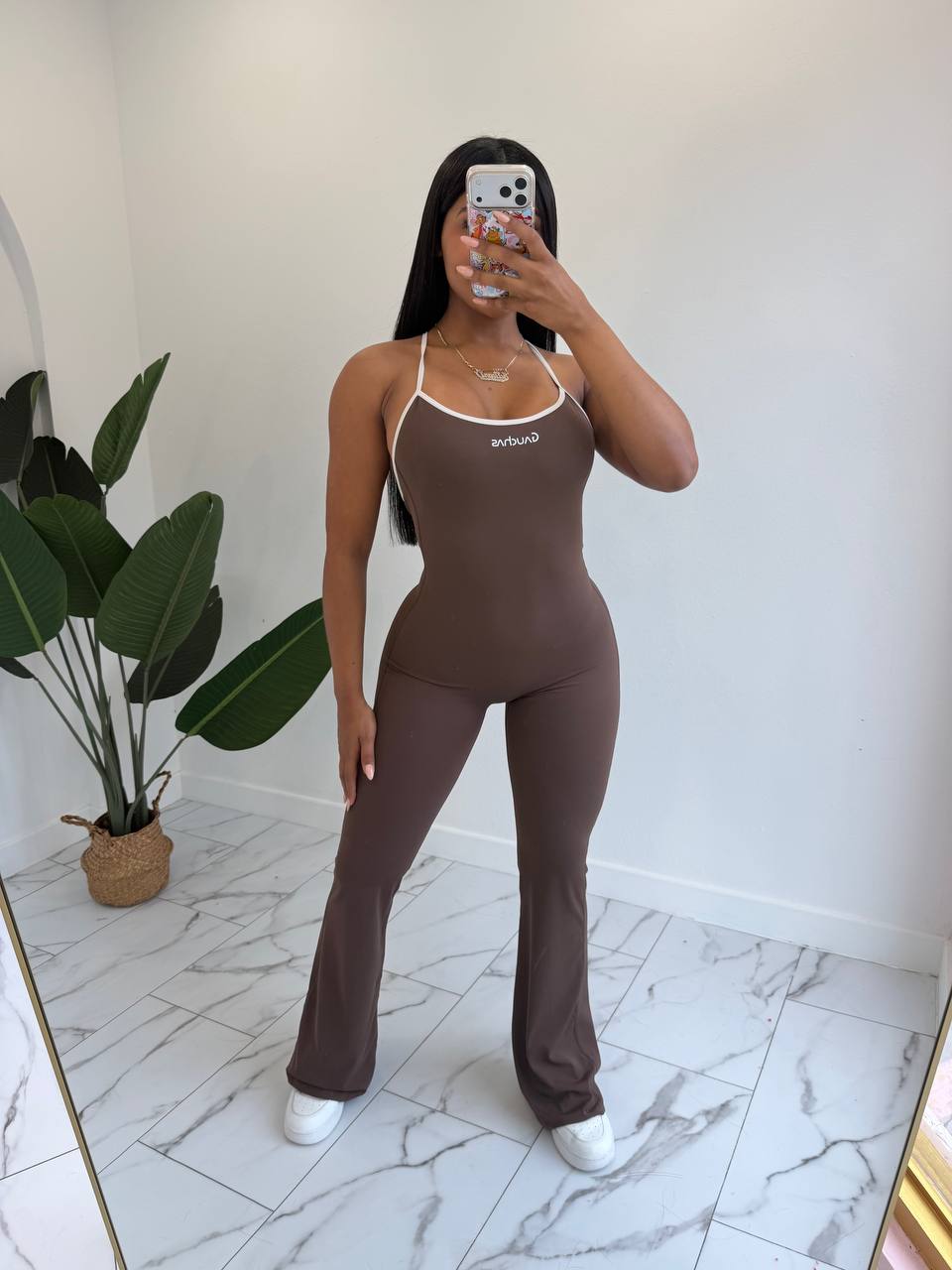 Jumpsuit palazzo bordes