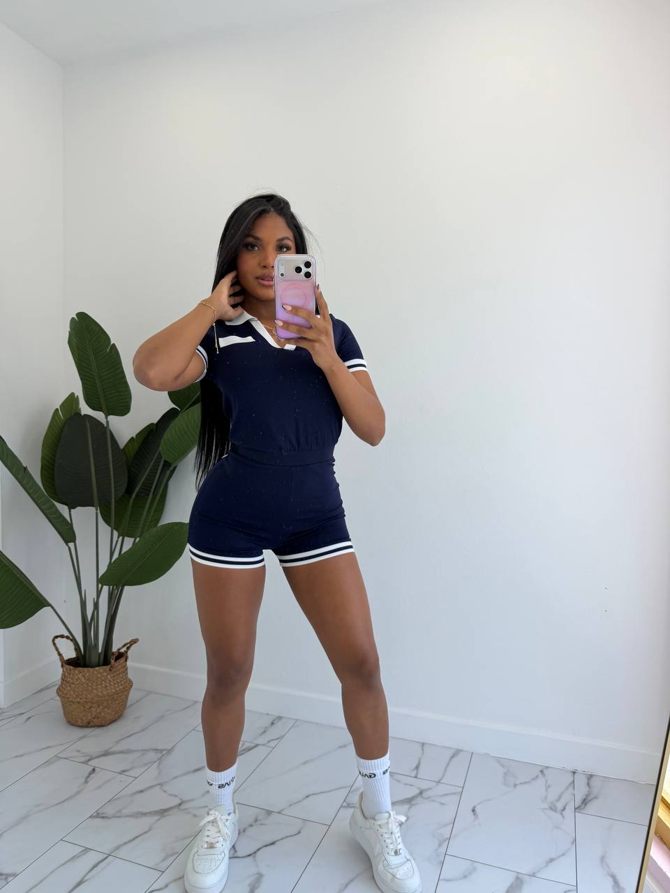 Tenis Blue Romper