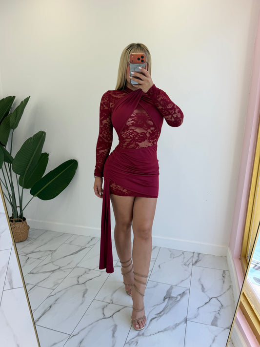 Lace date dress