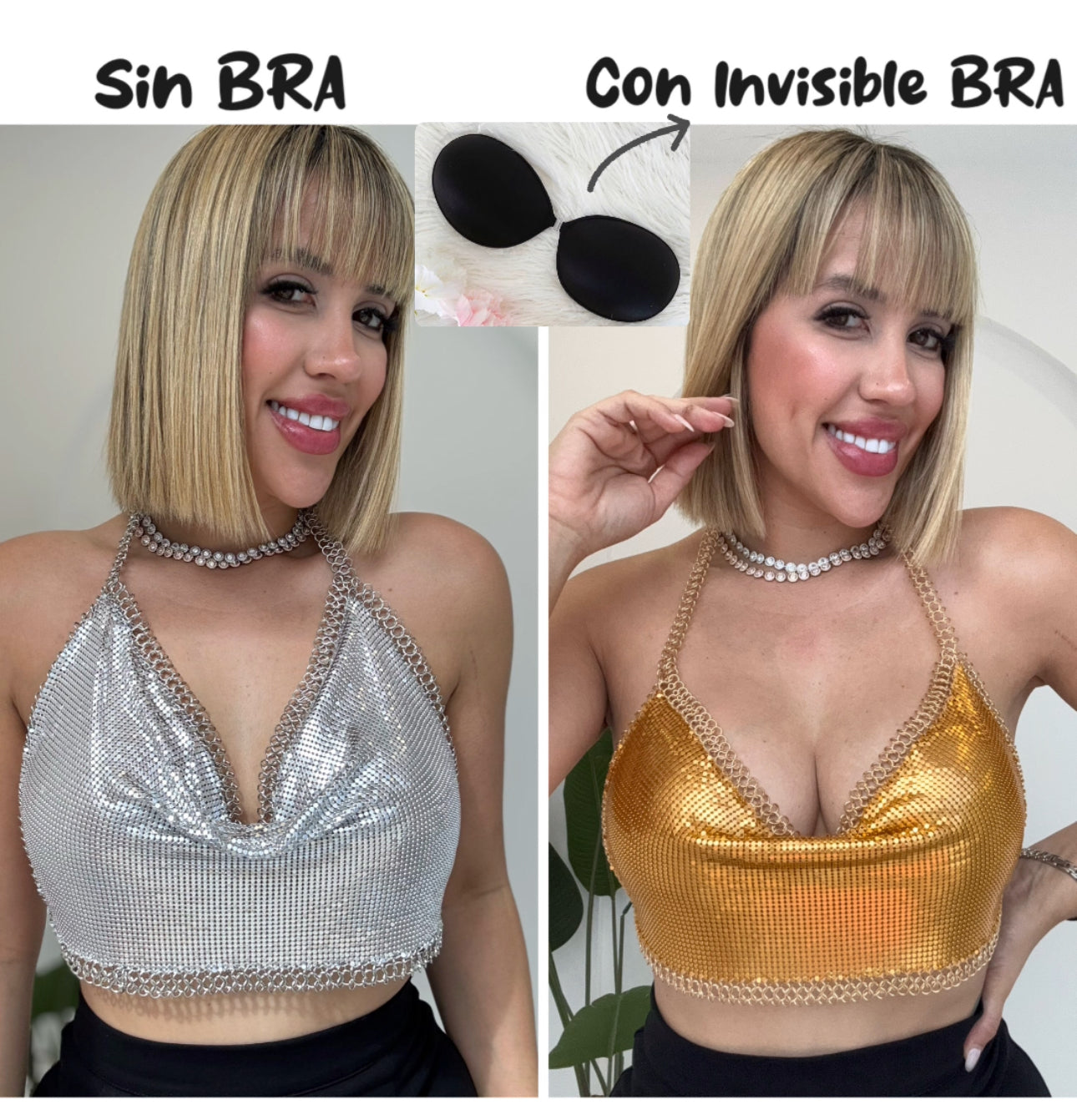 Invisible Bra Redondo