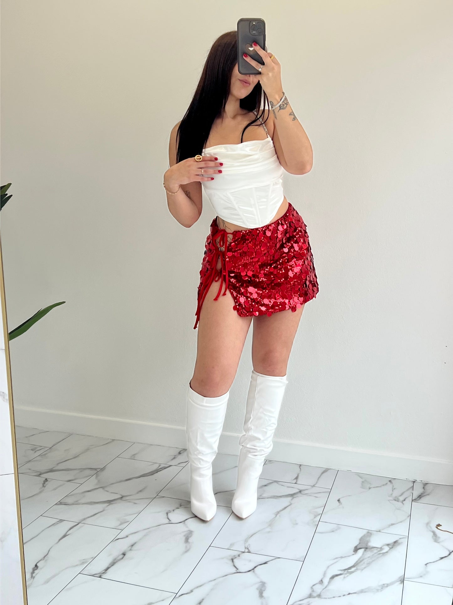 Amarradita Sequins Skirt