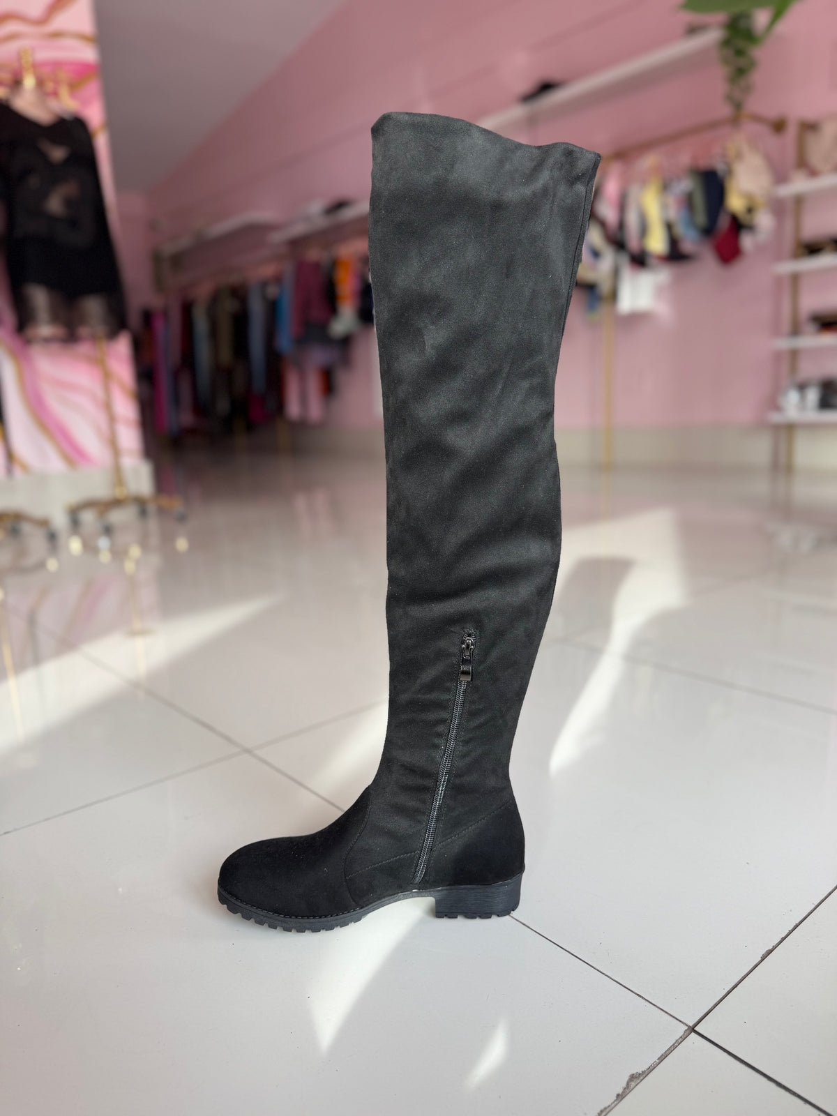 Botas long Gamuza