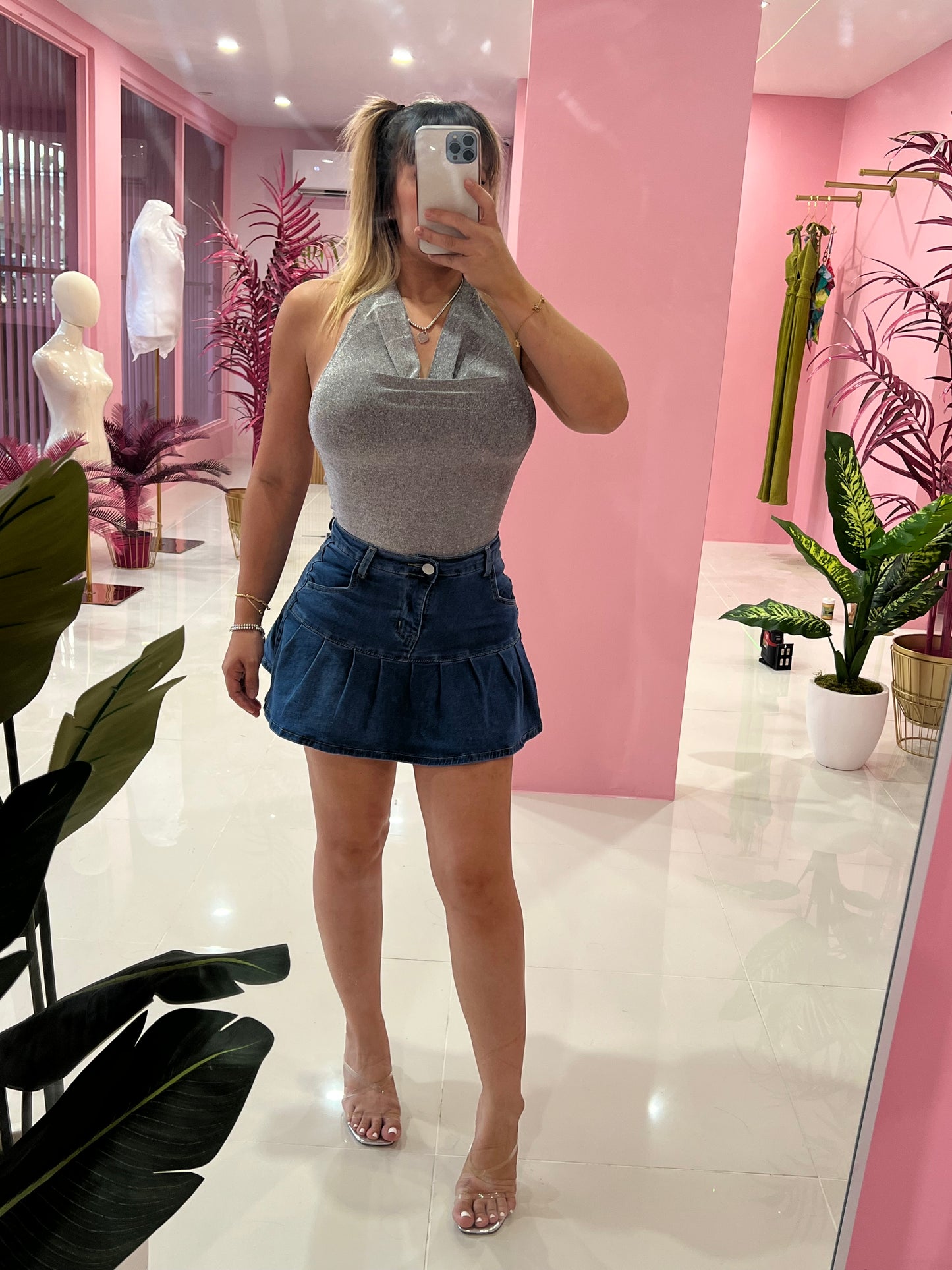 RBD Denim Skort