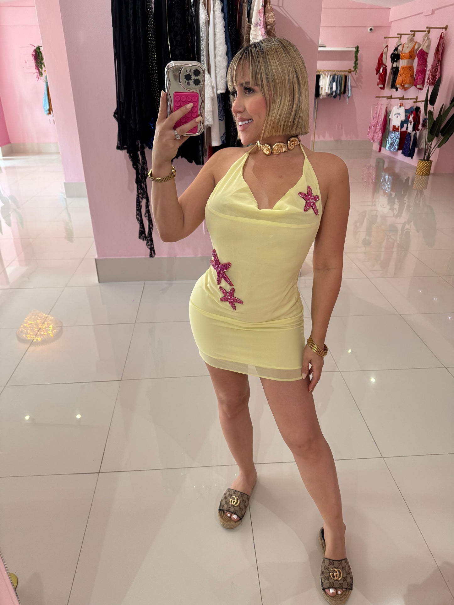 Yellow Star Dress